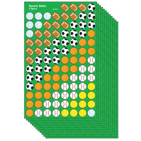 Trend Enterprises Sports Balls superShapes Stickers, PK9600 T46074